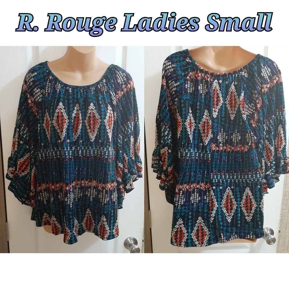 🔥R. Rouge Ladies Small Multicolor Top c12